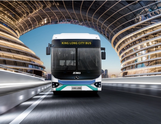 viaje ecológico para una vida mejor king long XMQ6110BWEV autobús urbano completamente eléctrico
