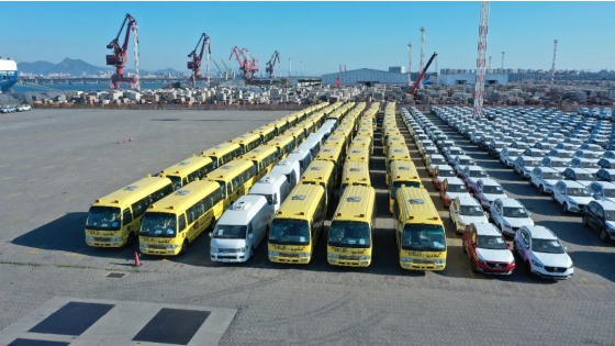 king long exporta 71 unidades de autobuses escolares de 7 metros a los Emiratos Árabes Unidos
