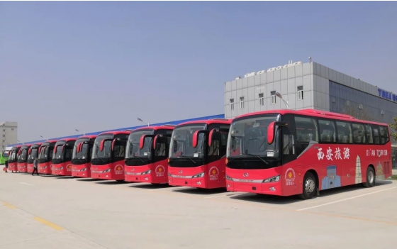 23 unidades de autobuses King Long sirven en el maratón internacional de Xi'an 2021
