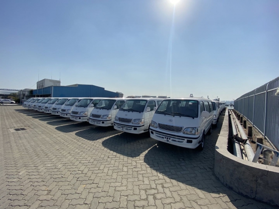 más de 1,100 furgonetas king long exportadas a egipto de febrero a abril de 2021
