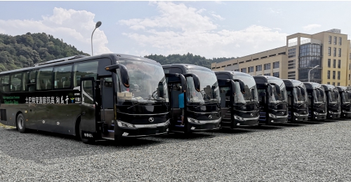Los autobuses lanzadera king long entran en servicio en el lago qiandao
