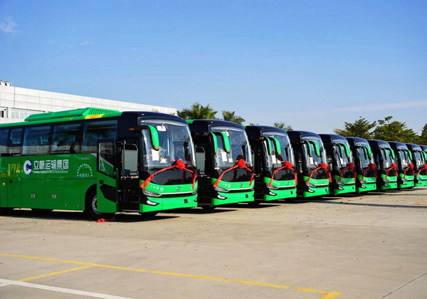 Cientos de autobuses King Long han sido entregados a Shenzhen